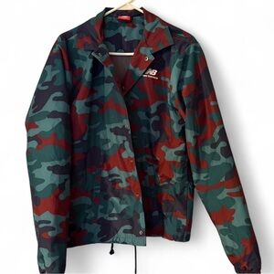 New Balance Camouflage Fleece-Lined Windbreaker